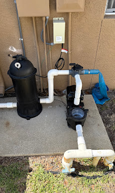 Pool pump and filter equipment